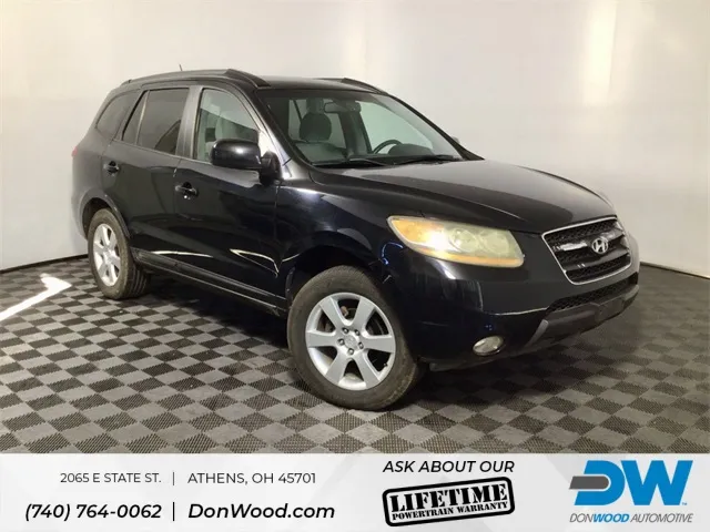 Black 2008 Hyundai Santa Fe SE for sale in Athens, OH