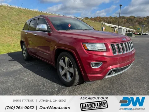 Red 2014 Jeep Grand Cherokee Overland for sale in Athens, OH