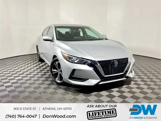 Silver 2021 Nissan Sentra SV for sale in Athens, OH