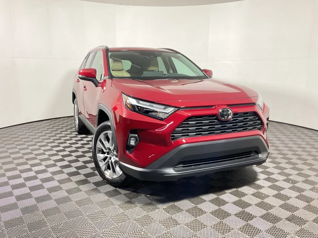 Red 2025 Toyota RAV4 XLE Premium for sale in Athens, OH