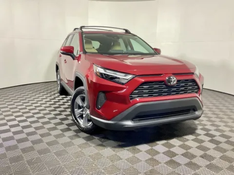 Red 2025 Toyota RAV4 Hybrid XLE for sale in Athens, OH