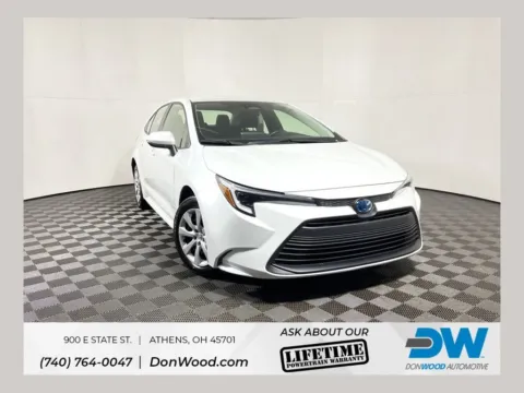 White 2024 Toyota Corolla Hybrid LE for sale in Athens, OH