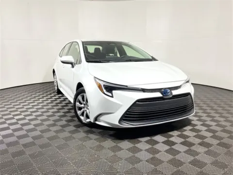White 2024 Toyota Corolla Hybrid LE for sale in Athens, OH