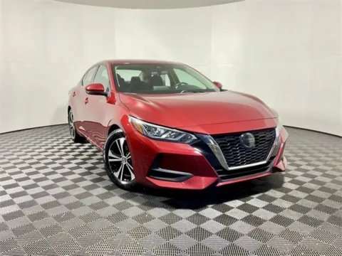 Red 2020 Nissan Sentra SV for sale in Athens, OH