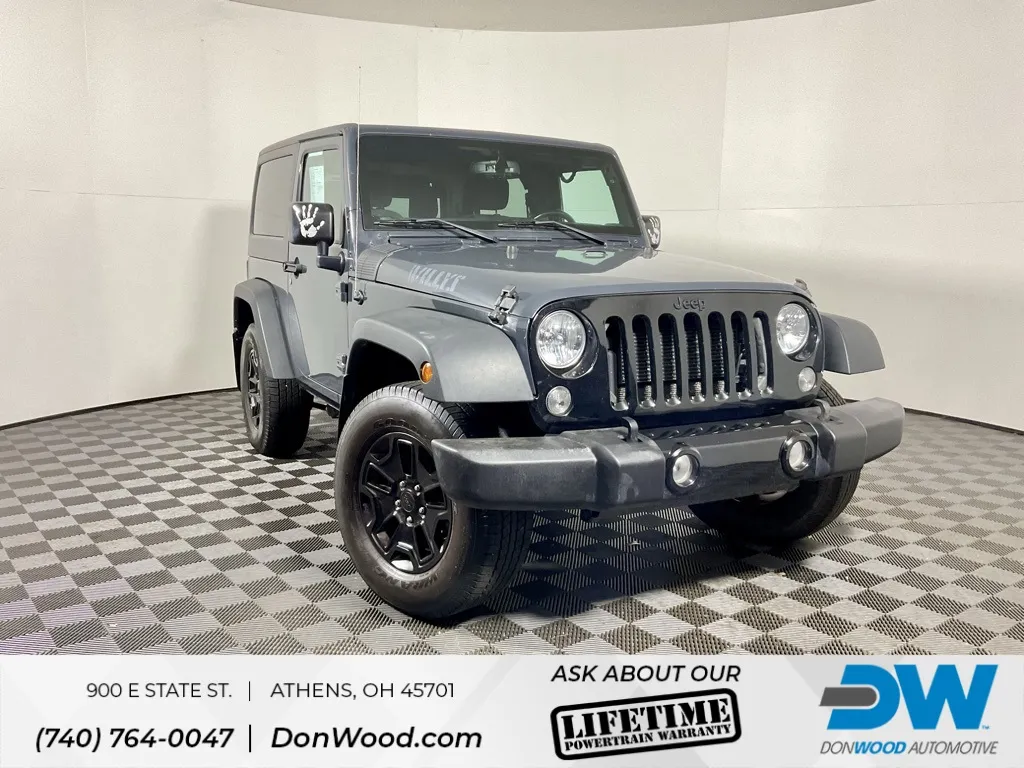 Gray 2016 Jeep Wrangler Willys Wheeler for sale in Athens, OH