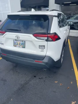 White 2019 Toyota RAV4 LE for sale in Athens, OH