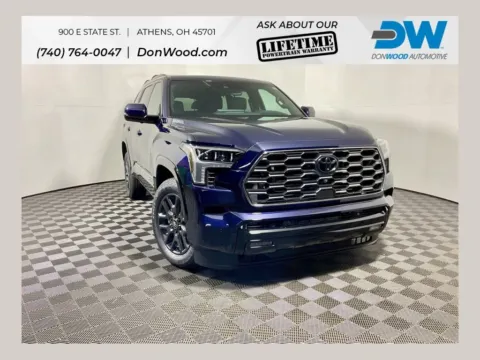 Blue 2026 Toyota Sequoia Platinum for sale in Athens, OH