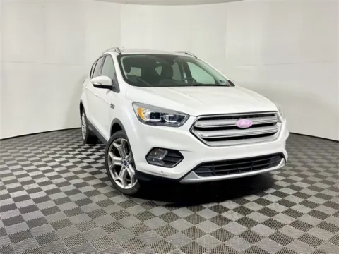 White 2019 Ford Escape Titanium for sale in Athens, OH