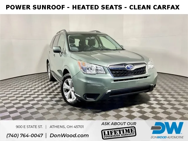Green 2015 Subaru Forester 2.5i Premium for sale in Athens, OH