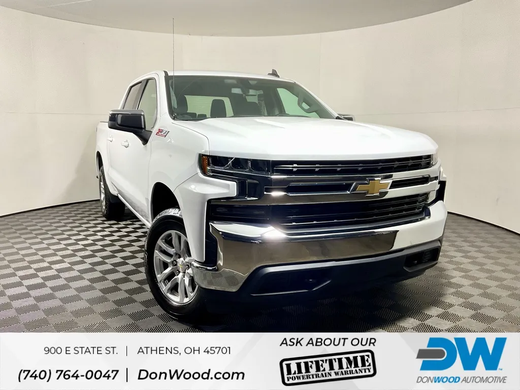 White 2021 Chevrolet Silverado 1500 LT for sale in Athens, OH