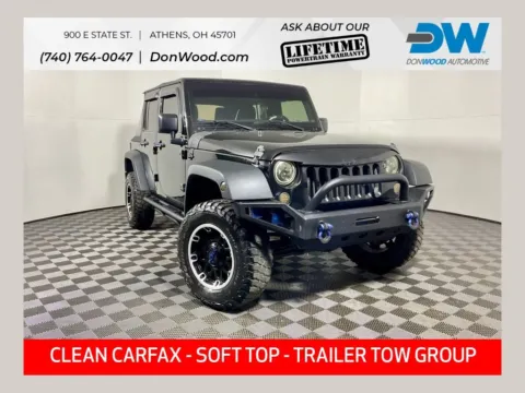 Black 2016 Jeep Wrangler Unlimited Willys for sale in Athens, OH
