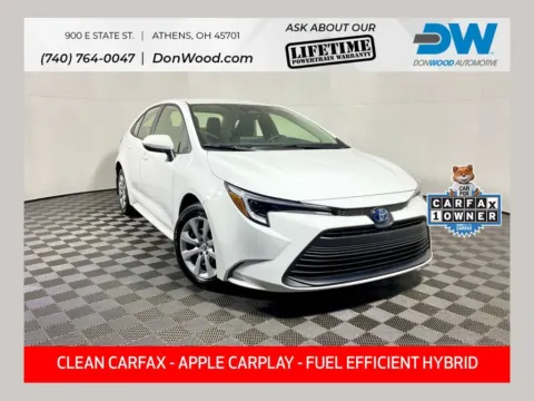 White 2025 Toyota Corolla Hybrid LE for sale in Athens, OH