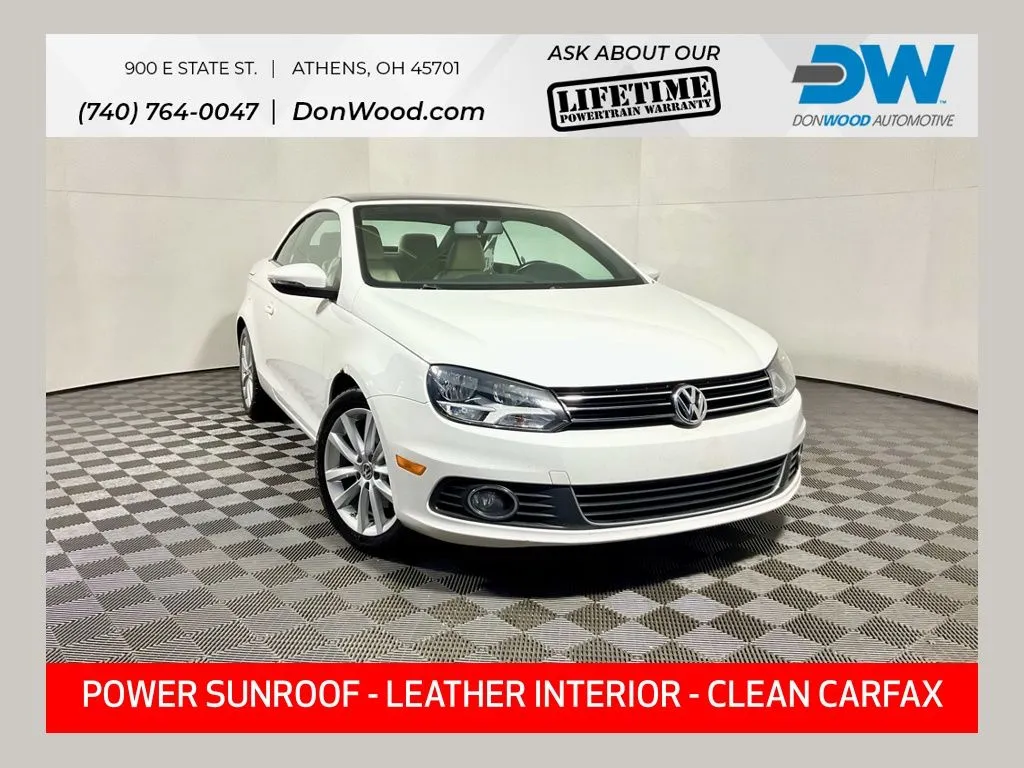 White 2012 Volkswagen Eos Komfort Edition for sale in Athens, OH