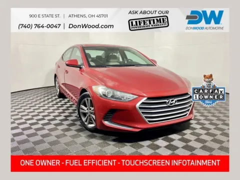 Red 2017 Hyundai Elantra SE for sale in Athens, OH