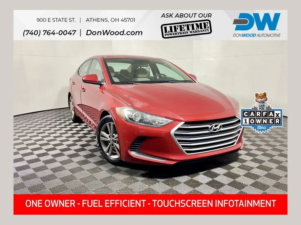 Red 2017 Hyundai Elantra SE for sale in Athens, OH