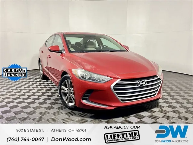 Red 2017 Hyundai Elantra SE for sale in Athens, OH
