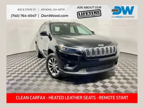 Black 2020 Jeep Cherokee Latitude Plus for sale in Athens, OH