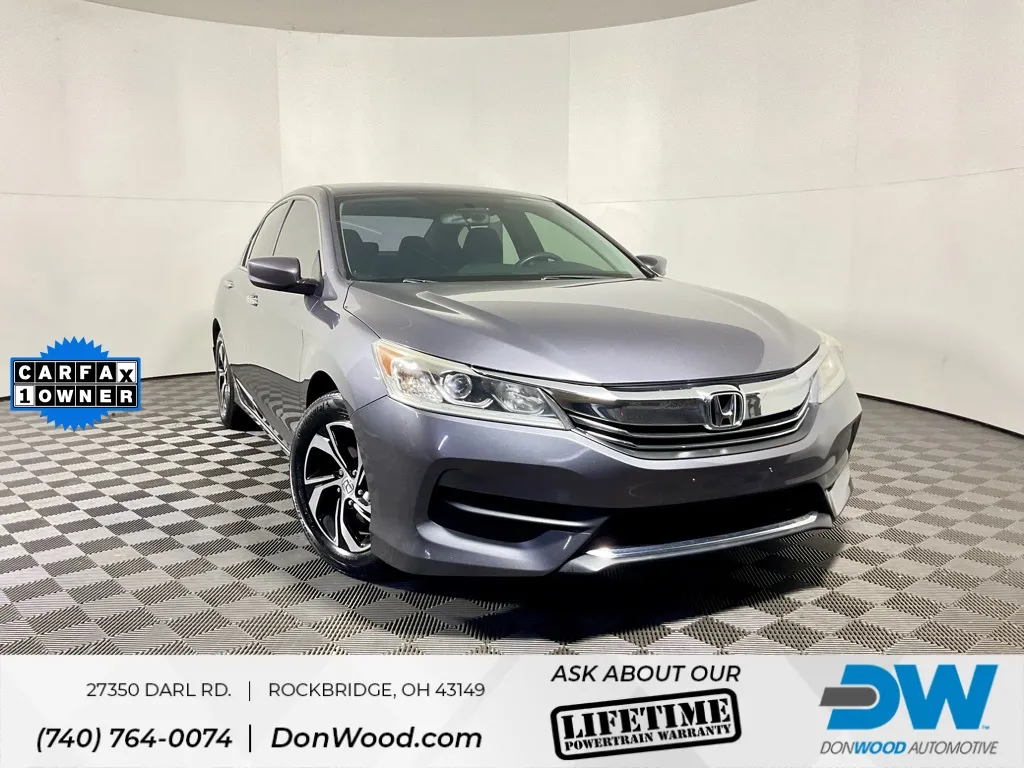 Gray 2017 Honda Accord LX for sale in Athens, OH