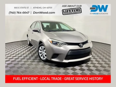 Silver 2014 Toyota Corolla LE for sale in Athens, OH