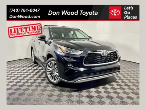 Black 2026 Toyota Highlander Hybrid Platinum for sale in Athens, OH