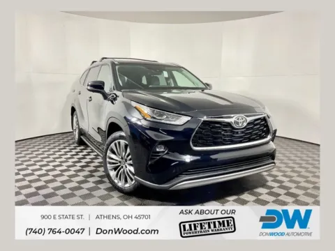 Black 2026 Toyota Highlander Hybrid Platinum for sale in Athens, OH