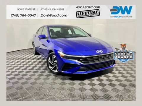 Blue 2024 Hyundai Elantra Hybrid Limited for sale in Athens, OH