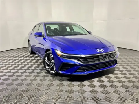 Blue 2024 Hyundai Elantra Hybrid Limited for sale in Athens, OH