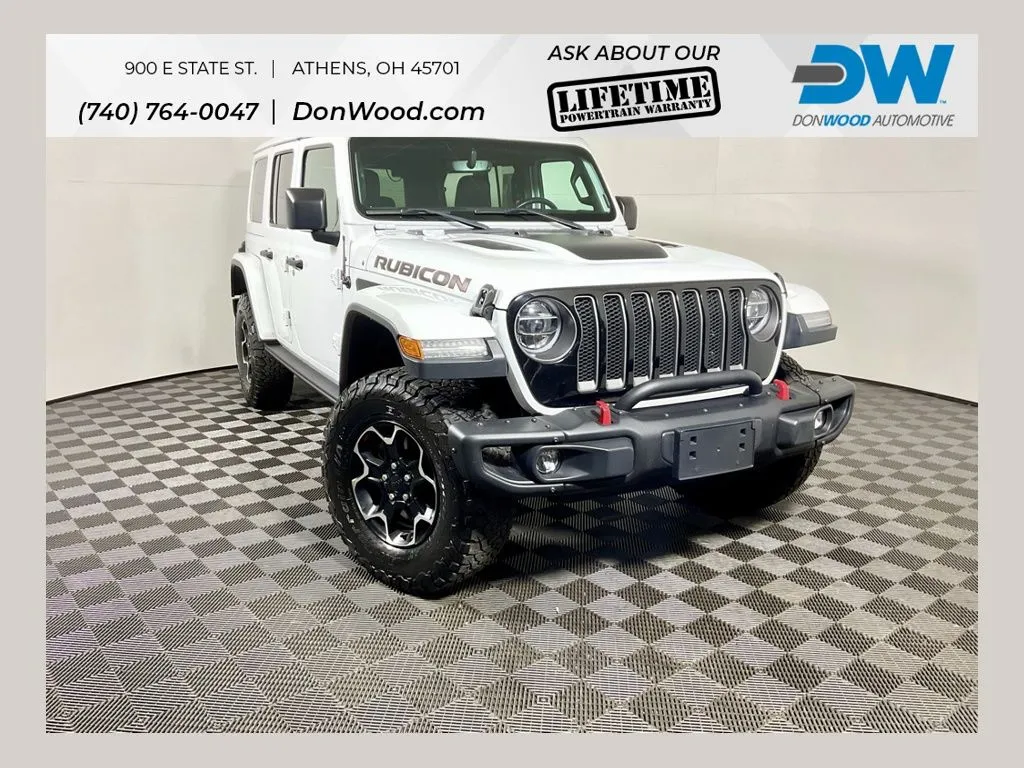 White 2020 Jeep Wrangler Unlimited Rubicon for sale in Athens, OH