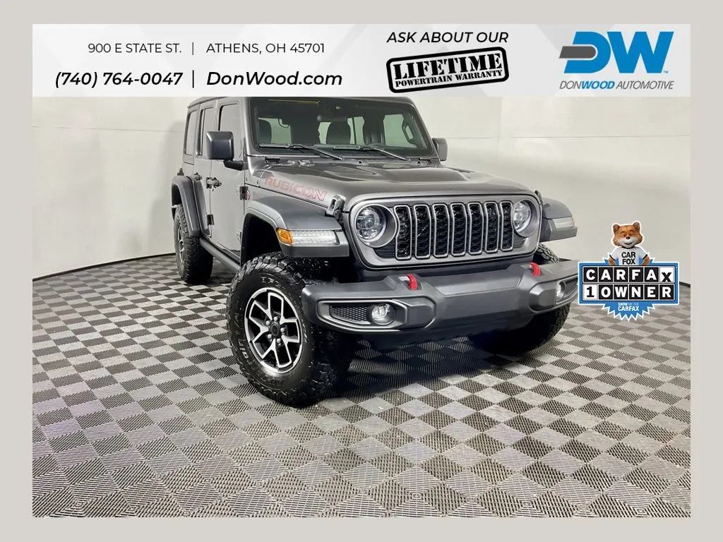 Gray 2024 Jeep Wrangler Rubicon for sale in Athens, OH