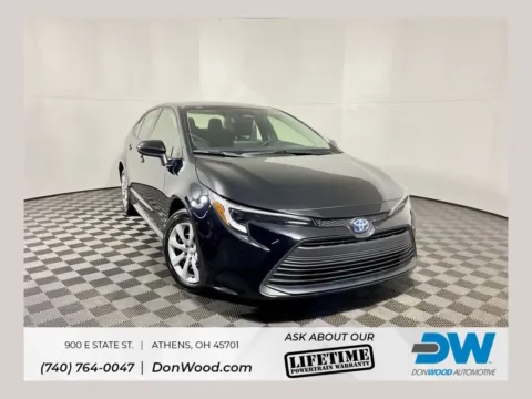 Black 2023 Toyota Corolla Hybrid LE for sale in Athens, OH
