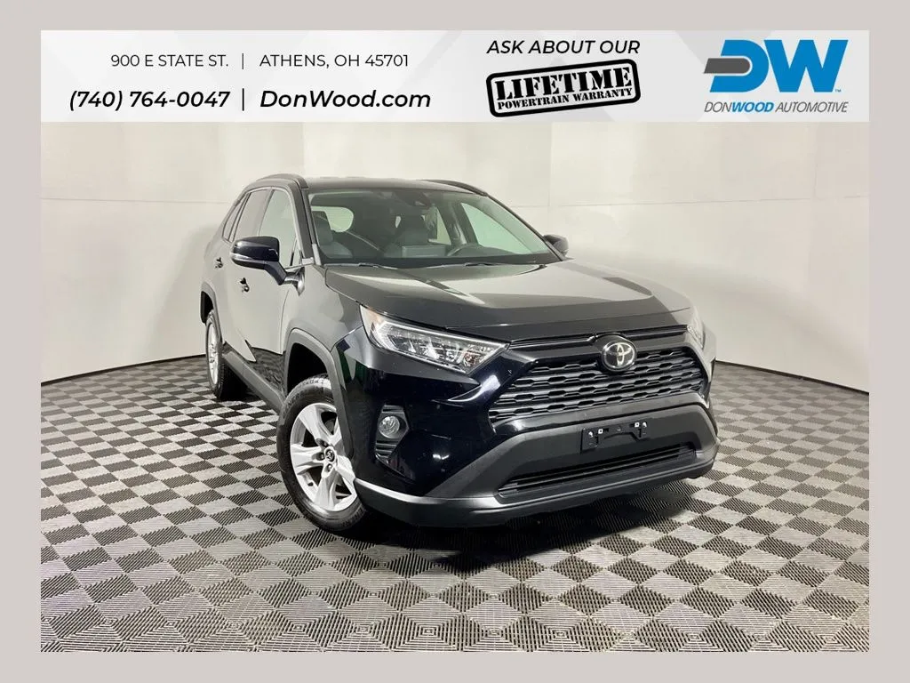 Black 2021 Toyota RAV4 XLE for sale in Athens, OH