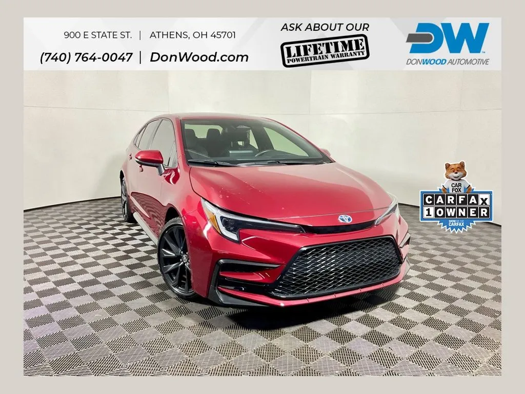 Red 2025 Toyota Corolla Hybrid SE for sale in Athens, OH