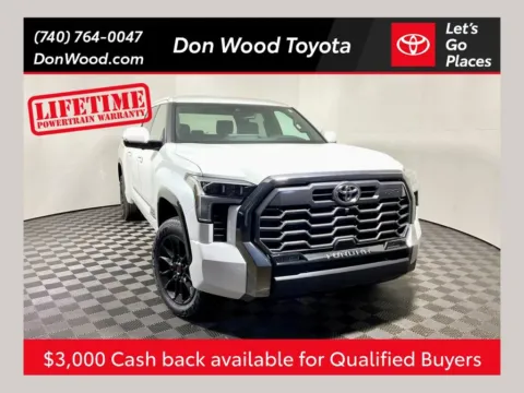White 2026 Toyota Tundra Platinum for sale in Athens, OH
