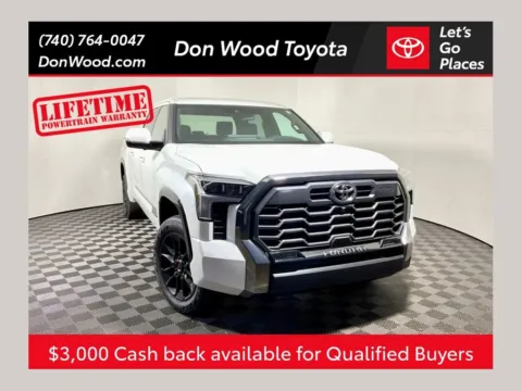 White 2026 Toyota Tundra Platinum for sale in Athens, OH