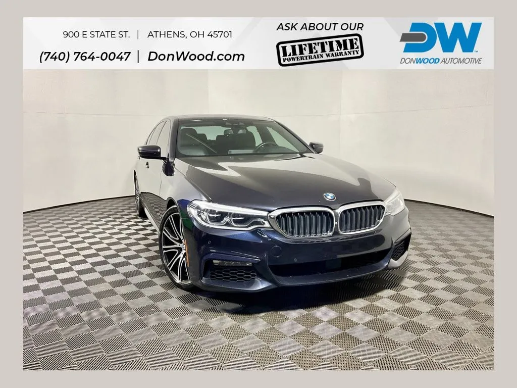 Black 2018 BMW 5 Series 540i for sale in Athens, OH