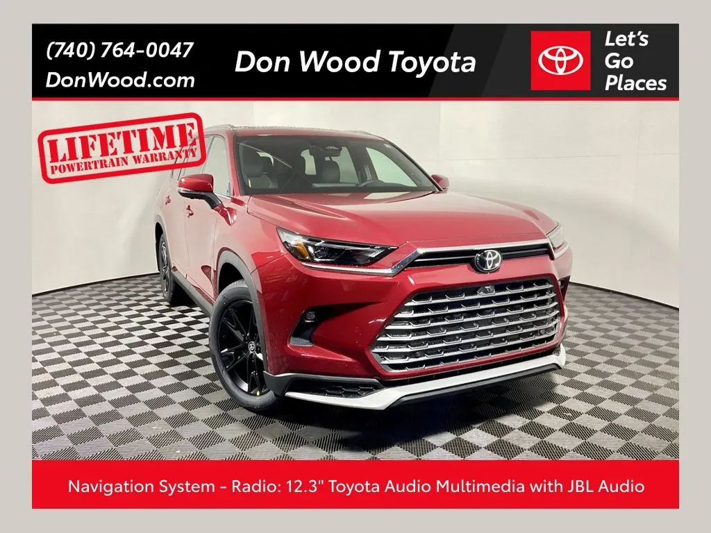 Red 2026 Toyota Grand Highlander Hybrid MAX Platinum for sale in Athens, OH