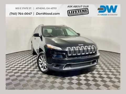 Black 2018 Jeep Cherokee Limited for sale in Athens, OH