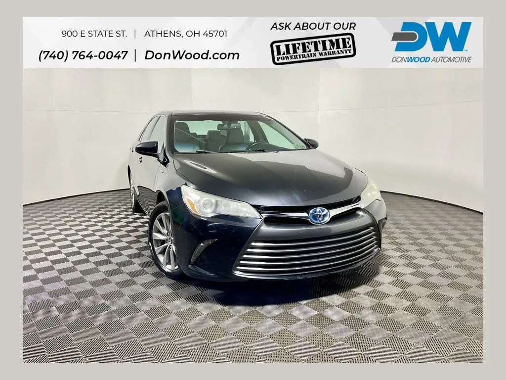 Black 2015 Toyota Camry Hybrid XLE for sale in Athens, OH