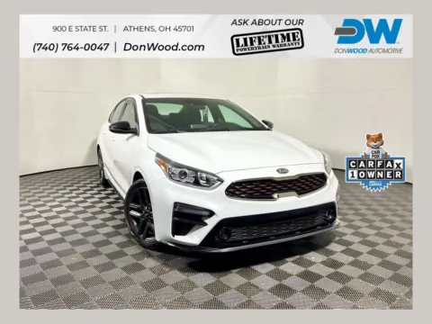 White 2021 Kia Forte GT-Line for sale in Athens, OH