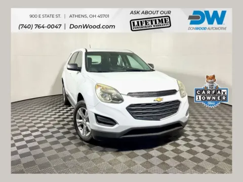 White 2016 Chevrolet Equinox LS for sale in Athens, OH