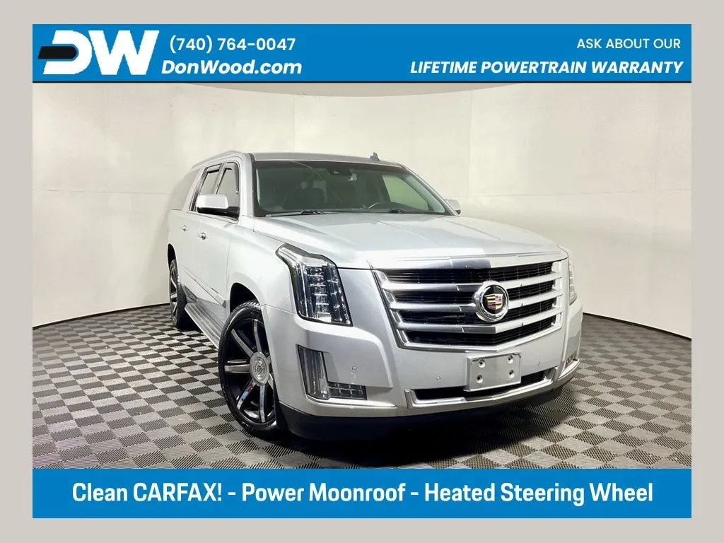 Silver 2015 Cadillac Escalade ESV Luxury for sale in Athens, OH
