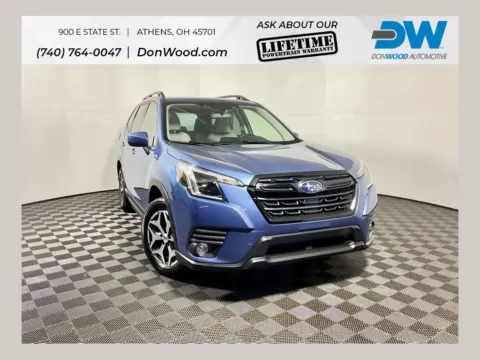 Blue 2023 Subaru Forester Premium for sale in Athens, OH