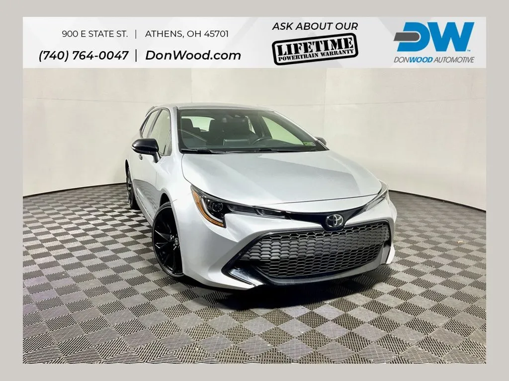 Silver 2021 Toyota Corolla Hatchback SE Nightshade Edition for sale in Athens, OH