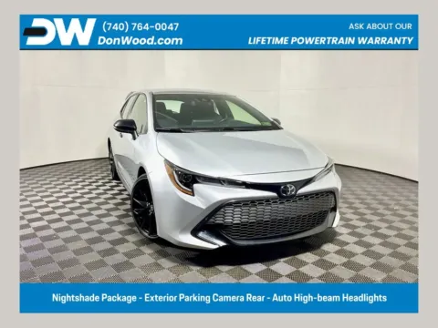 Silver 2021 Toyota Corolla Hatchback SE Nightshade Edition for sale in Athens, OH