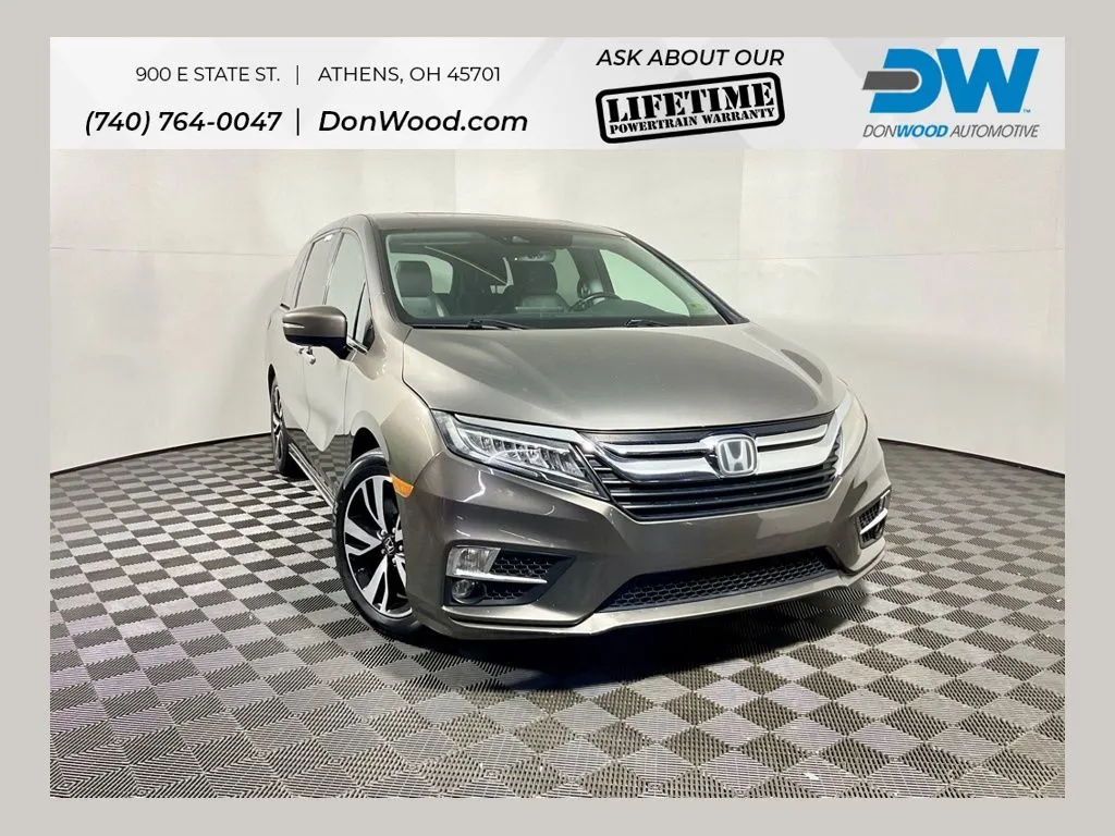 Silver 2019 Honda Odyssey Elite for sale in Athens, OH