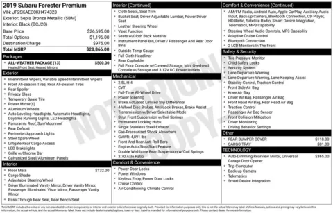 More photos of 2019 Subaru Forester Premium at Don Wood Toyota, OH