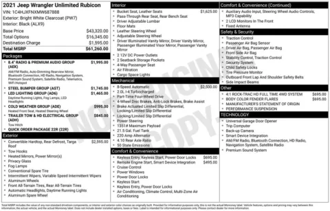 More photos of 2021 Jeep Wrangler Unlimited Rubicon at Don Wood Toyota, OH