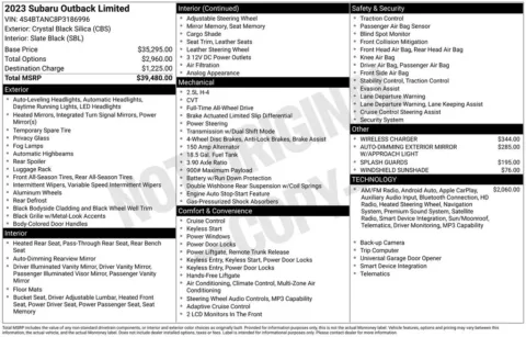 More photos of 2023 Subaru Outback Limited at Don Wood Toyota, OH