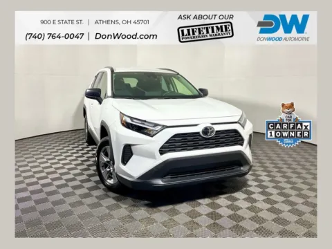 White 2025 Toyota RAV4 Hybrid LE for sale in Athens, OH