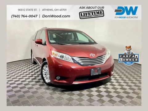 Red 2017 Toyota Sienna XLE for sale in Athens, OH